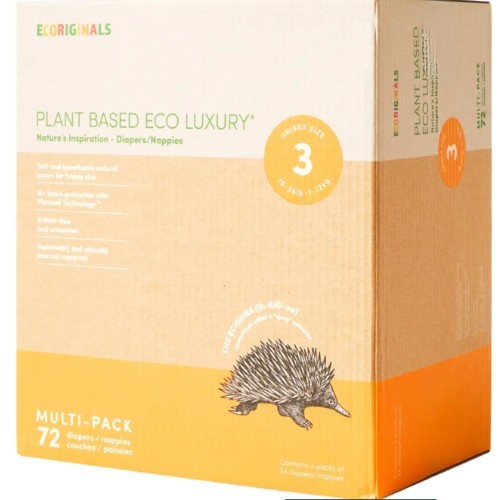 Ecoriginals Crawler Mega Nappies Size 3 72Pk